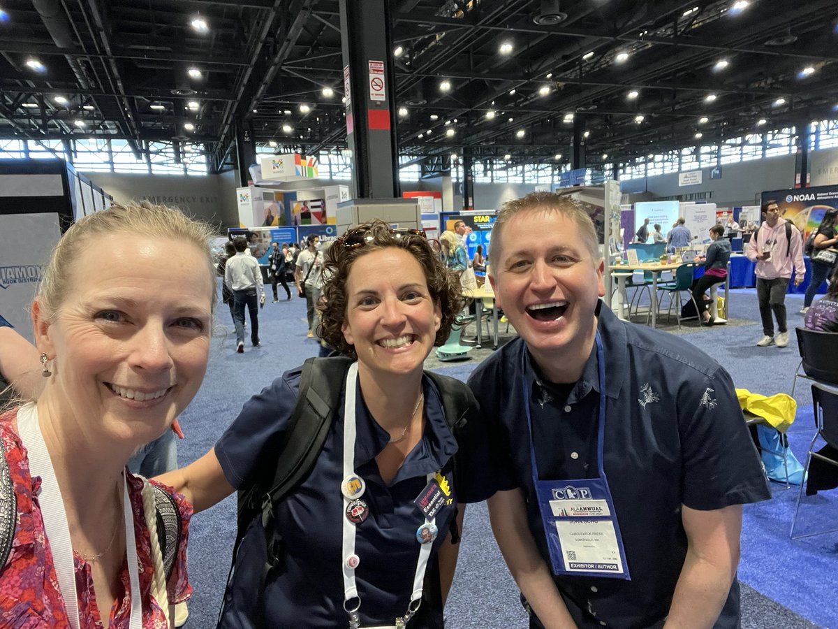 Excited to see @mrschureads at ALA 2023. Also having fun with @leahmaria14 and representing @psla_news 

#ala2023 #palibrarians