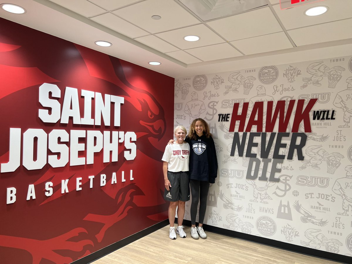 After an awesome visit at Saint Joseph’s University, I’m very blessed to receive an offer from <a href="/SJUHawks_WBB/">Saint Joseph's WBB</a>! Thank you <a href="/CindyGriffin11/">Cindy Griffin</a> <a href="/KKuester15/">Katie Kuester</a> <a href="/CoachDunne/">Melissa Dunne</a> <a href="/CoachAshleyPrim/">Coach Ashley Prim</a>!!!
