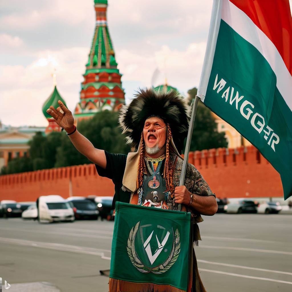 News just in, Wagner Shaman appears at the Kremlin. High level Kremlin sources confirm his presence now makes this an insurrection.