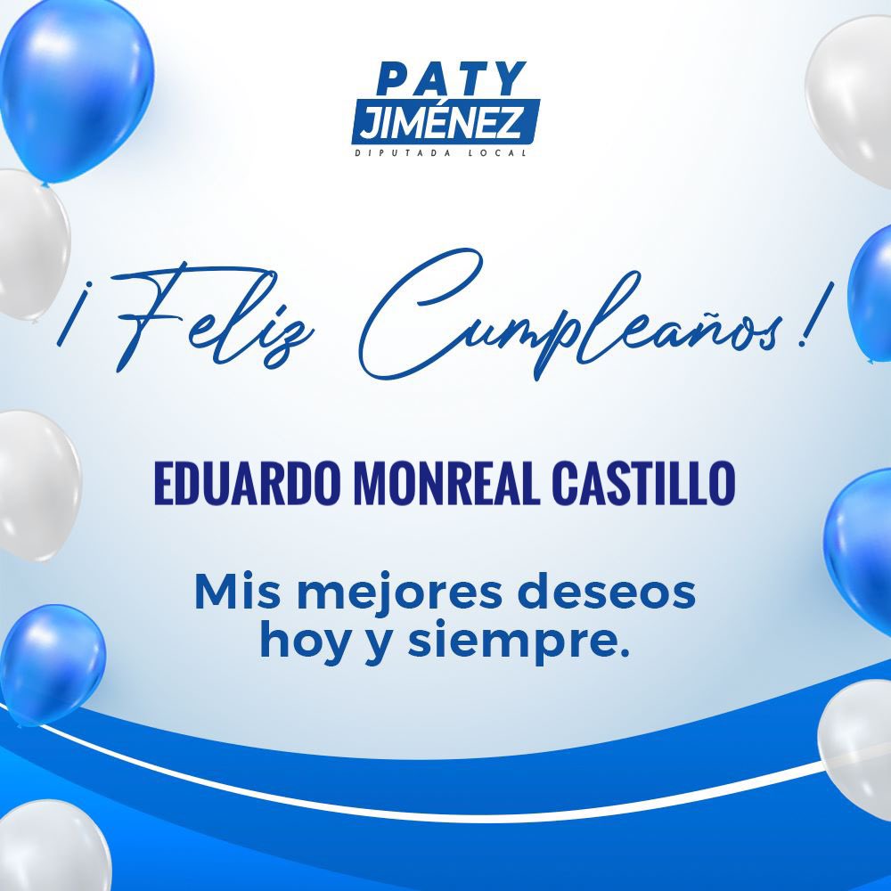 PatyJimenezD's tweet photo. Feliz cumpleaños @edmc24 🥳 https://t.co/WZVmVPvRGw