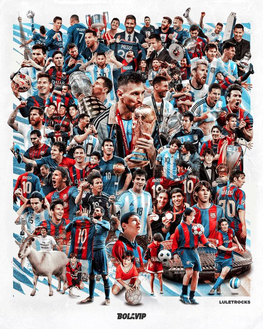 VSportsTM's tweet photo. 🏆Mundial
🏆CA
🏆Finalissima
🏆UCL x4
🏆MdC x3
🏆LaLiga x10
🏆CdR x7
🏆Supercopa🇪🇸 x8
🏆🏆🏆Supercopa🇪🇺
🏆🏆Ligue 1🇫🇷
🏆Supercopa🇫🇷
🏆Mundial S20
🥇JJOO
🏅BdO x7

Y no alcanza para dimensionar su grandeza. Lionel Andrés Messi 🇦🇷, la Rutina de lo Extraordinario, cumple 36 años. https://t.co/6owP3qwoZc