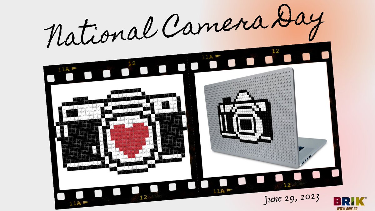 Whether you love shooting film and changing lenses or prefer the ease of digital, use June 29 to focus on how cameras have made telling our stories easier than ever.brik.co/blogs/designs/… #CameraDay #NationalCameraDay #brikbuild #lego #afol