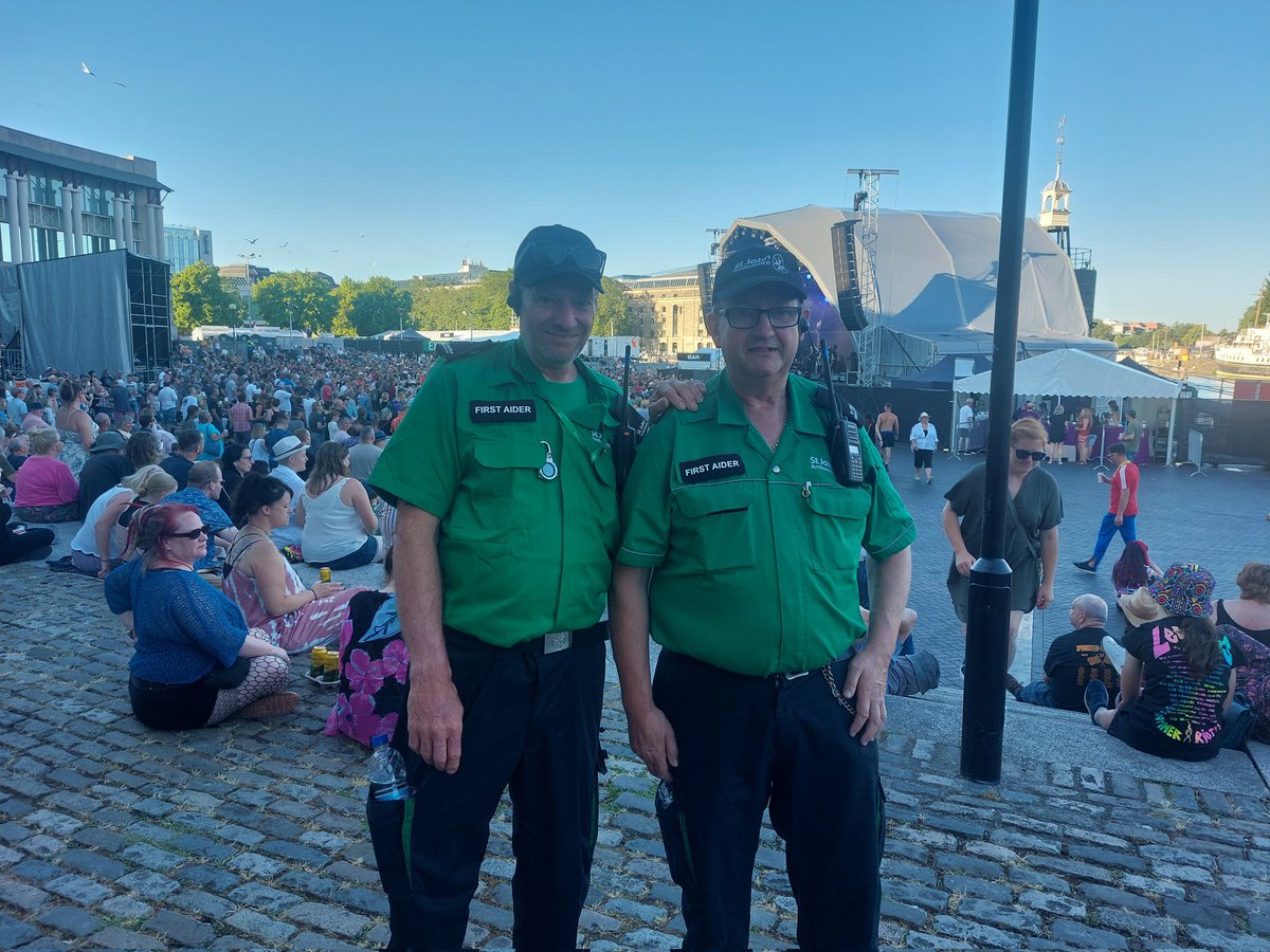 IainGeorge4's tweet photo. Listening to Selector at Bristol Sounds. Happy Days. #stjohnambulance https://t.co/OOvoxDJevw
