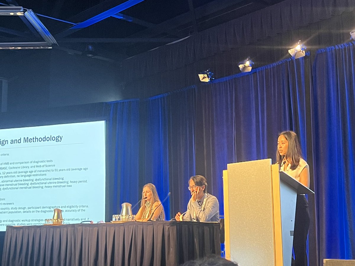 Amazing presentation by 3rd year med student Katie Yeung at #WomensHealth #ISTH2023 SSC on etiology of HMB 🩸30.1% had bleeding disorders! 🩸10% VWD 🩸8.4% platelet function disorders 🩸1.6% factor deficiencies. We are missing so many affected by hemophilia #GirlsBleedToo