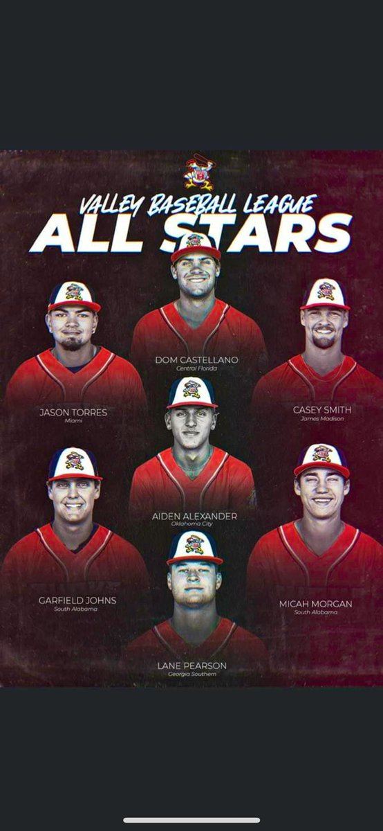 Congratulations to <a href="/AidenkAlexander/">AIDEN ALEXANDER</a> on being named a Valley Baseball League All-Star!