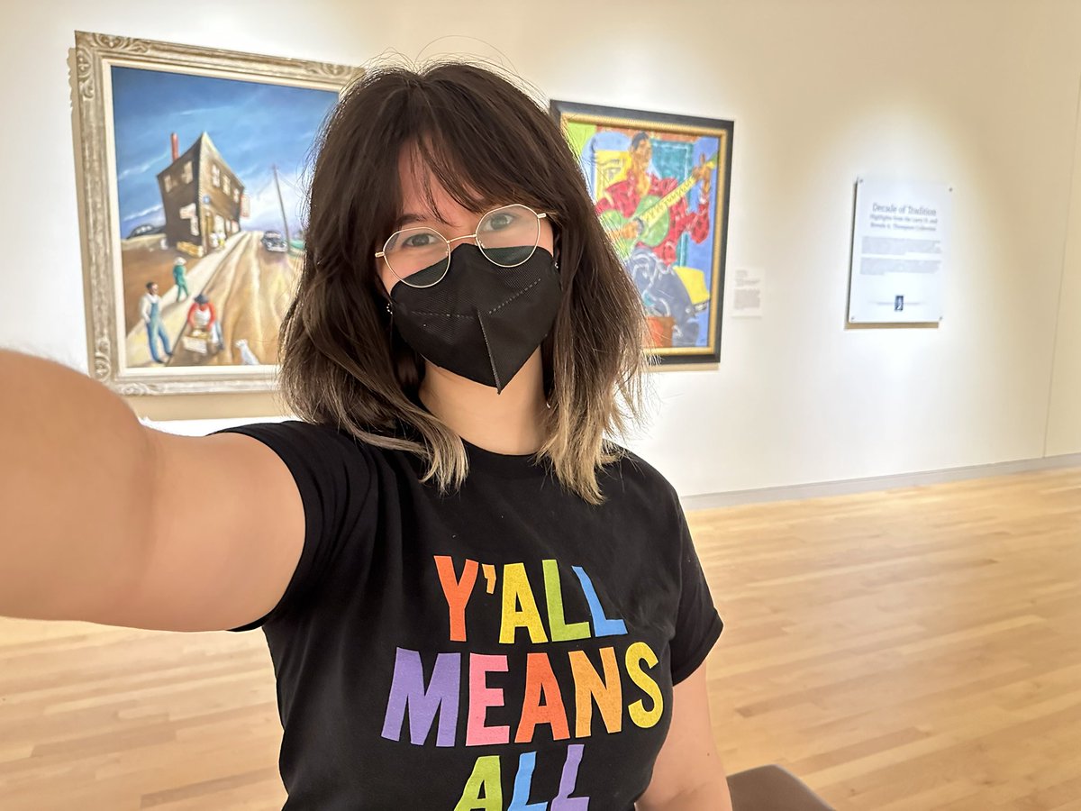 So excited to be in Athens, GA for #ASV2023! (Fig. 1 exploring the beautiful UGA art gallery) 

It’s my first ASV & I’m pumped to meet y’all!!! 🤩 Swing by my flash talk Sunday @ 4:51 p.m. (W19-14) to hear me talk all about my two favorite topics: antibodies and noroviruses🐭🦠