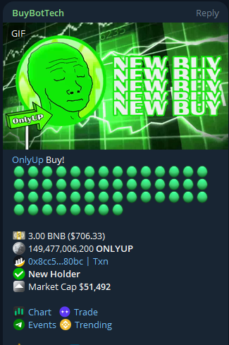 #OnlyUp | 1000x - Bsc meme tweet media