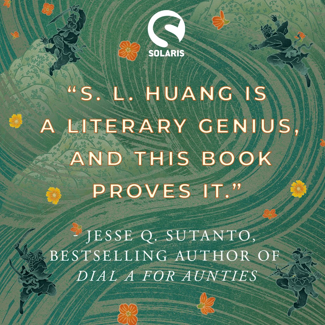 “S. L. Huang is a literary genius, and this book proves it.” - @thewritinghippo, bestselling author of DIAL A FOR AUNTIES, has spoken. Pre-order @sl_huang's queer, wuxia, epic fantasy chock full of bandits, heroes, and revolution today! bit.ly/40zgjGR