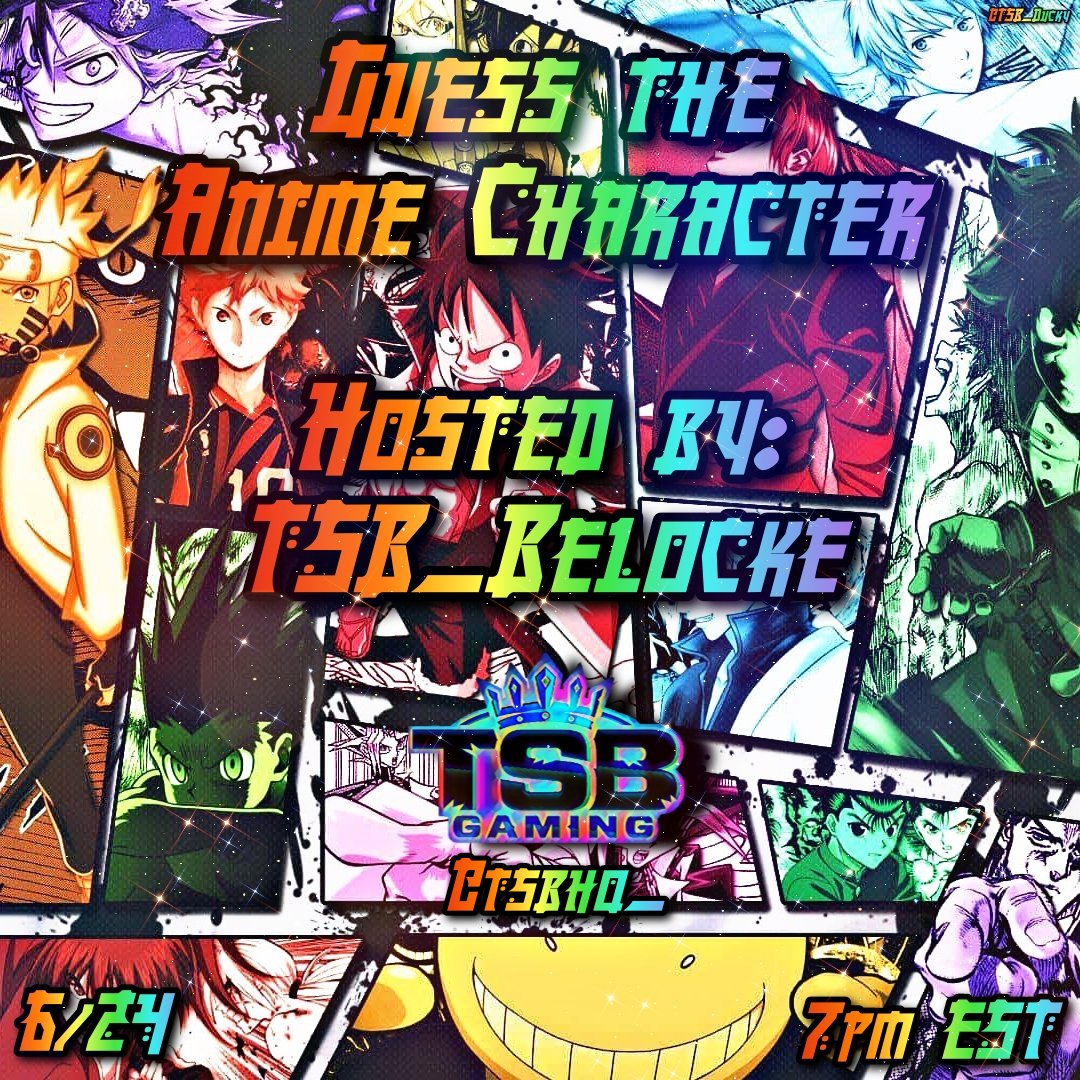 TSBHQ_'s tweet photo. Come join tonight’s event at 7pm est!! https://t.co/hoxinndZTY