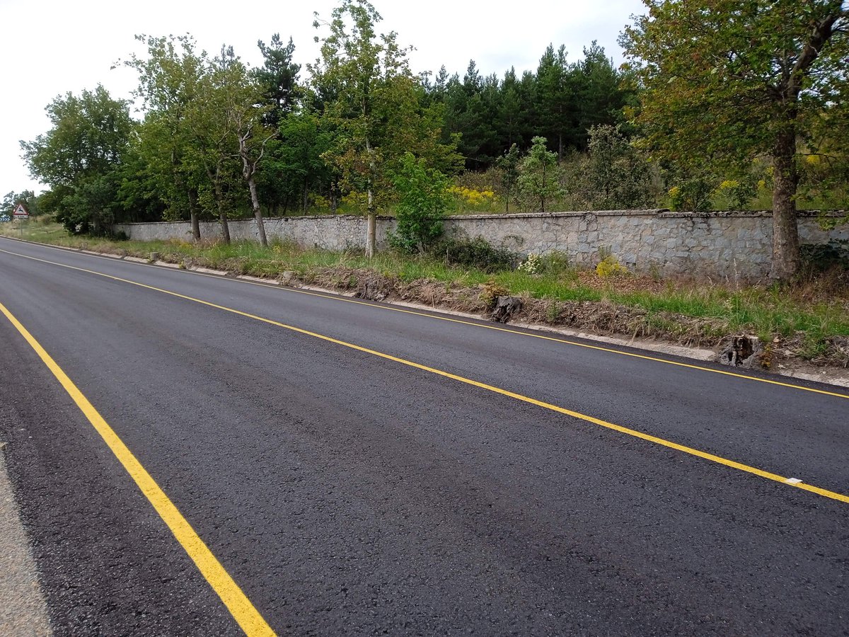 El ensanchamiento desmesurado de la carretera CL-601 y la tala de árboles entre La Granja de San Ildefonso y #Valsaín están haciendo desaparecer los antiguos paseos históricos que la jalonaban y daban sombra. Y ello en el principal acceso al #PNGuadarrama.
(foto: <a href="/EcologistasS/">Ecologistas en Acción de Segovia</a>)