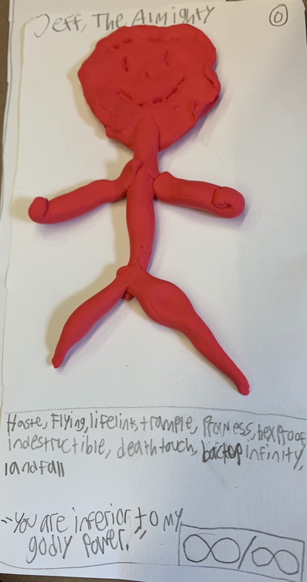 danarossi's tweet photo. New magic card my daughter made for me …. https://t.co/Aj0VMAD3rX