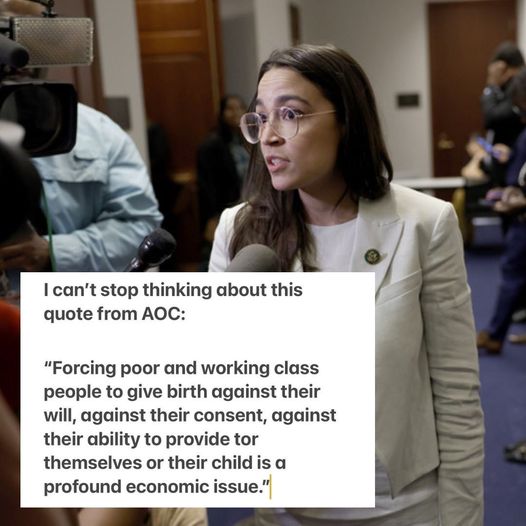 The Lady is right!

#RoeVsWade #AOC #WomensRightsAreHumanRights
