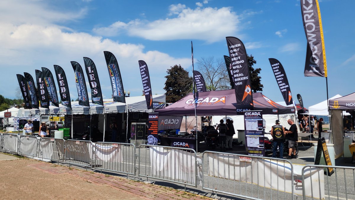ThunderITValley's tweet photo. Ultimate LED is here, bringing you the best in motorcycle audio upgrades. Stop by their booth at the corner of Morrell Place  and Washington Street and listen to one of their demo bikes and check out their lighting packages. https://t.co/gRSkA2uSpc