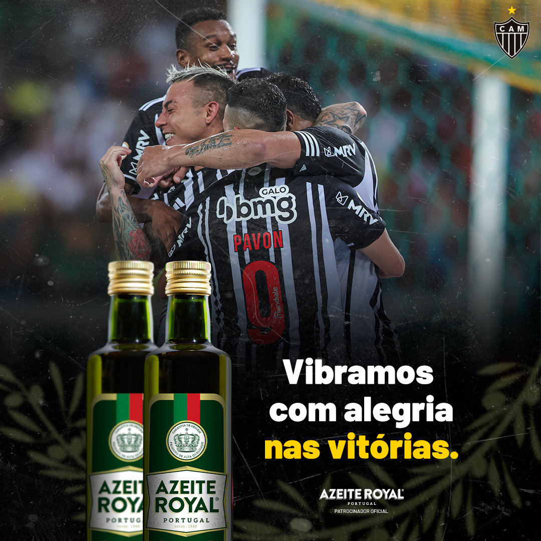 Atletico's tweet photo. Vibramos com alegria nas vitórias!

#VamosGalão #oGaloAgoraéRoyal #azeiteextravirgem #AzeiteRoyal https://t.co/4zyapxP4dD