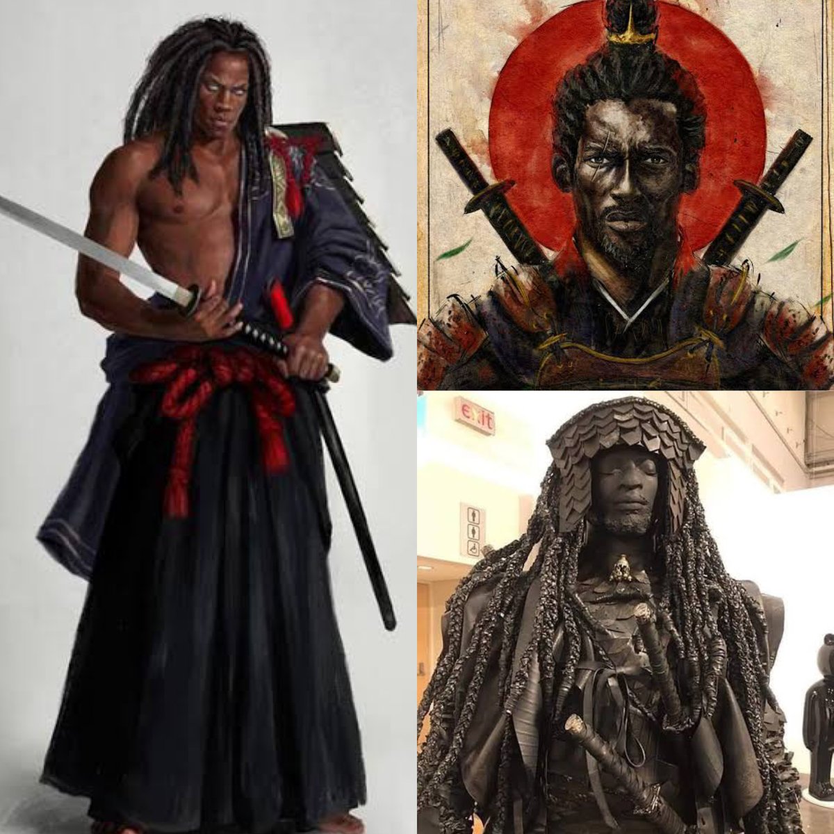 Yasuke was the world’s first Black samurai.

When a 6-foot-tall African slave landed in Japan, he stuck out like a sore thumb. People lost all modesty and nearly caused a stampede trying to get a closer look. Such a sight was so foreign in Kyoto.

A THREAD!