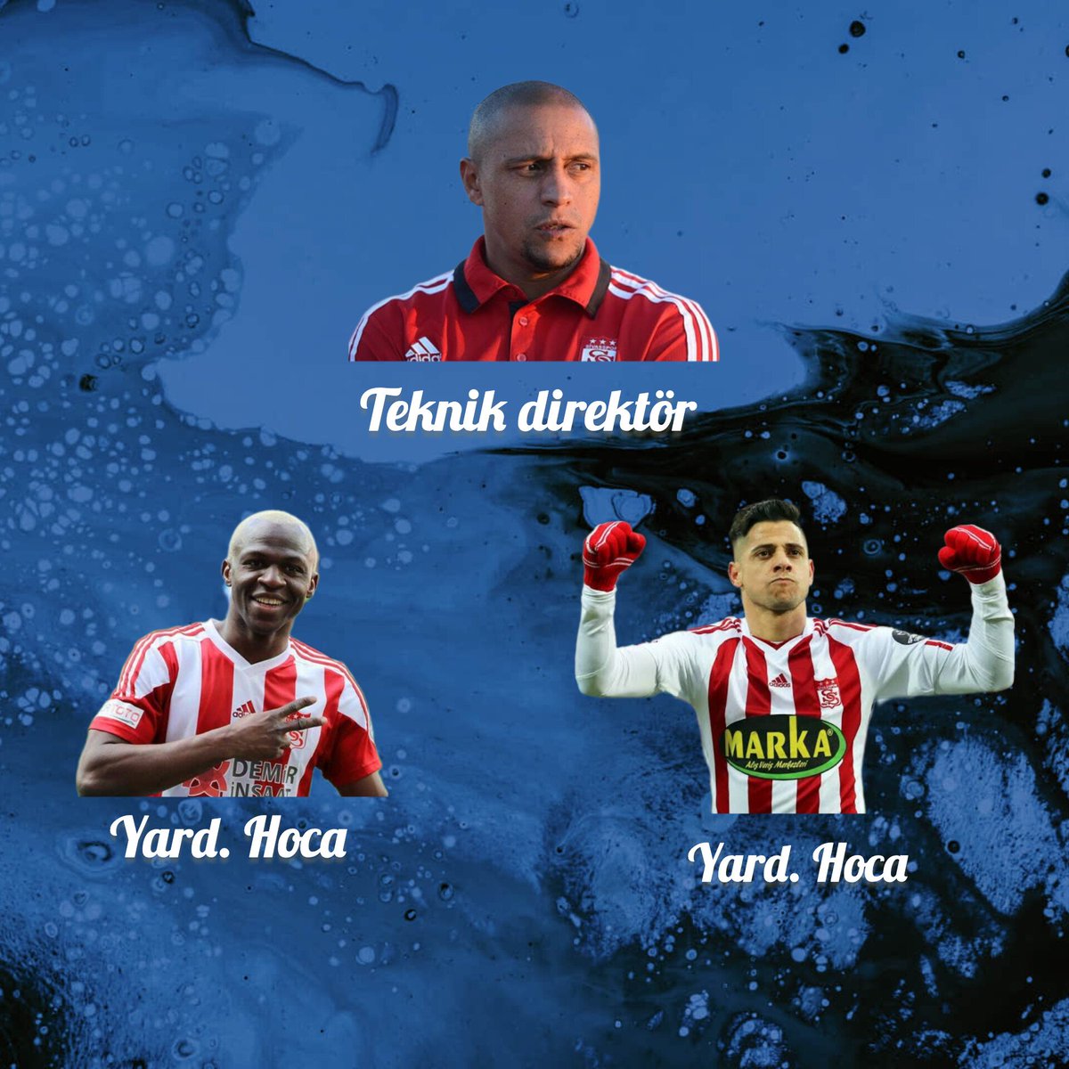 ▪️Gönlüm den geçen teknik kadro #Sivasspor #RobertoCarlos #Cicinho #Kone