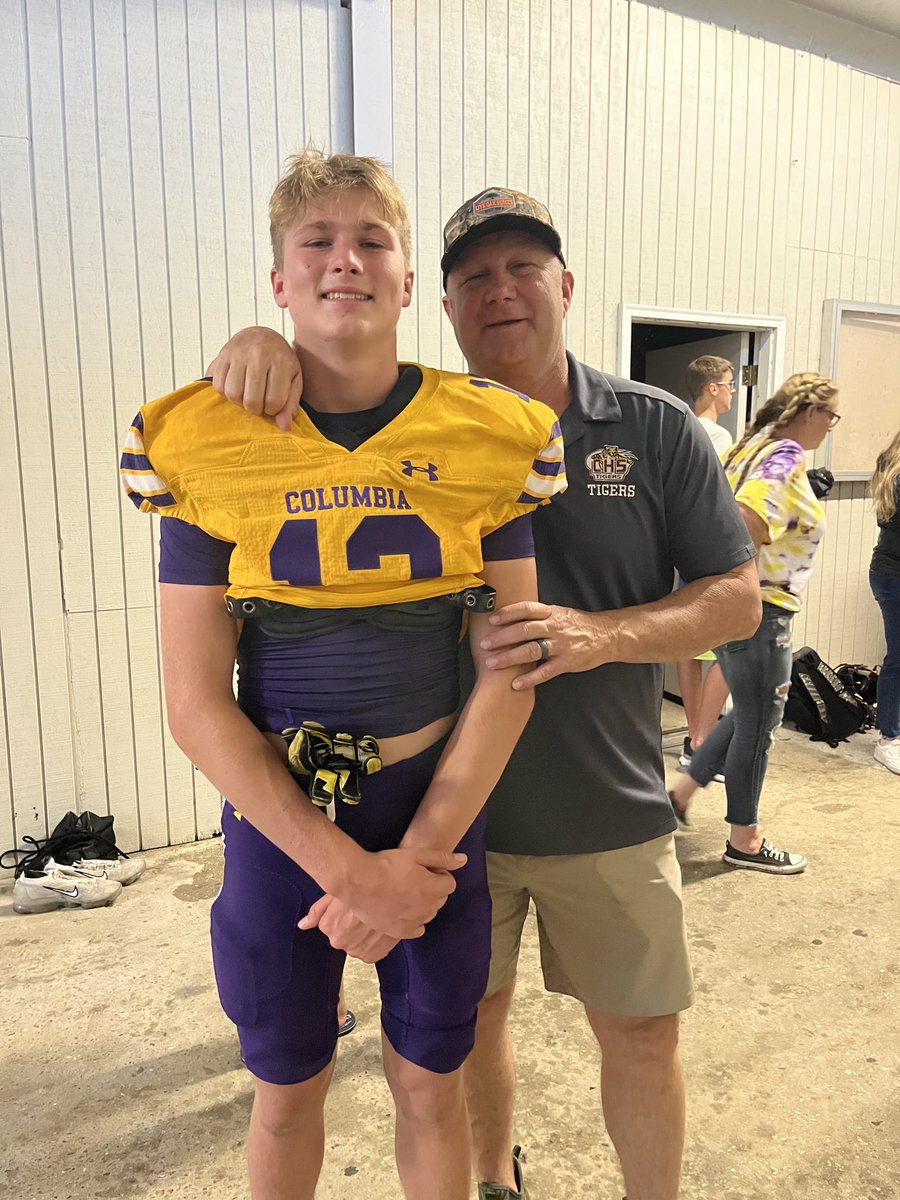 My third #12! I'm so blessed with my 3 boys. Hardest worker and best athlete is the baby. ⁦⁦<a href="/CadeFrier/">Cade Frier</a>⁩ ⁦<a href="/Coach_Norvell/">Mike Norvell</a>⁩ ⁦<a href="/FSUFootball/">FSU Football</a>⁩ ⁦<a href="/247Sports/">247Sports</a>⁩ ⁦<a href="/Noles247/">Noles247.com</a>⁩ ⁦⁦<a href="/CHSTigerPride_/">Columbia High Football</a>⁩