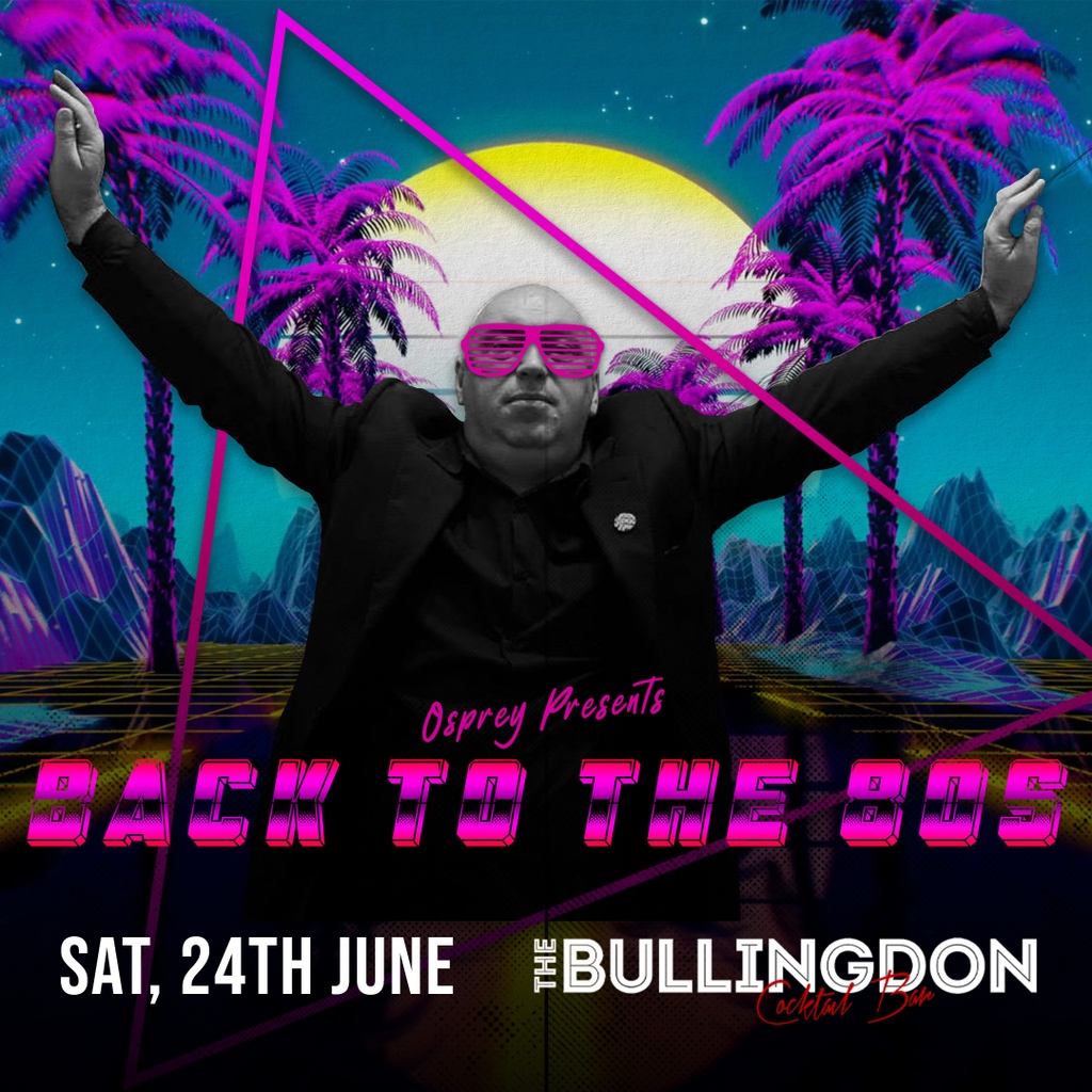 TONIGHT | Osprey Presents: All out 80s 👀📼🕹️

He’s back and instead of the usual northern soul club, he’ll be spinning all your favourite 80s anthems

9PM-02:30AM

FREE ENTRY 🖤