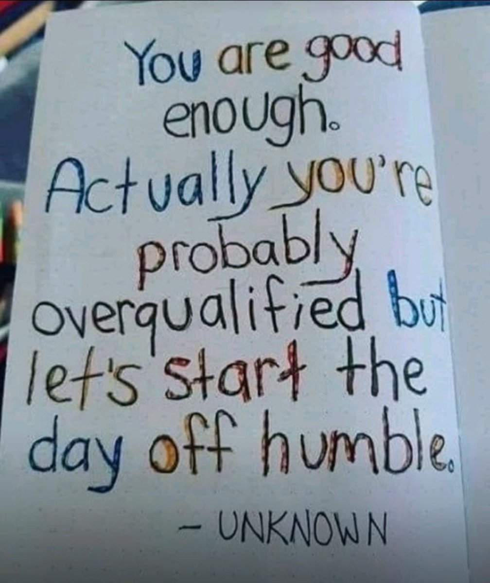 Stay humble ✌️💙 📸 Unknown #fridayfeeling #teacherlife #edchat