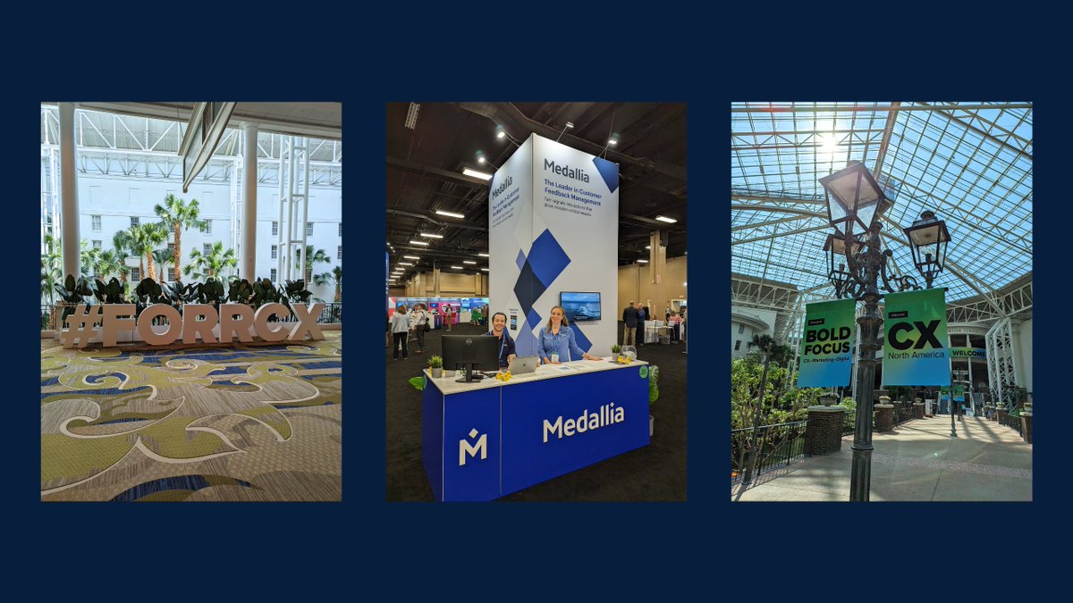 Medallia's tweet photo. Catch up on what you missed at @Forrester CX North America — here's our recap with the biggest takeaways from #ForrCX. 👇
https://t.co/bjeMzezwJR | #CX https://t.co/eYkqWdTuHi