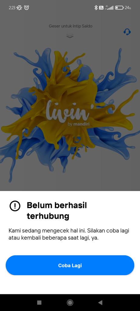 DimasVateer's tweet photo. @bankmandiri  apa jam segini selalu seprti ini ? https://t.co/utssNLSkCV
