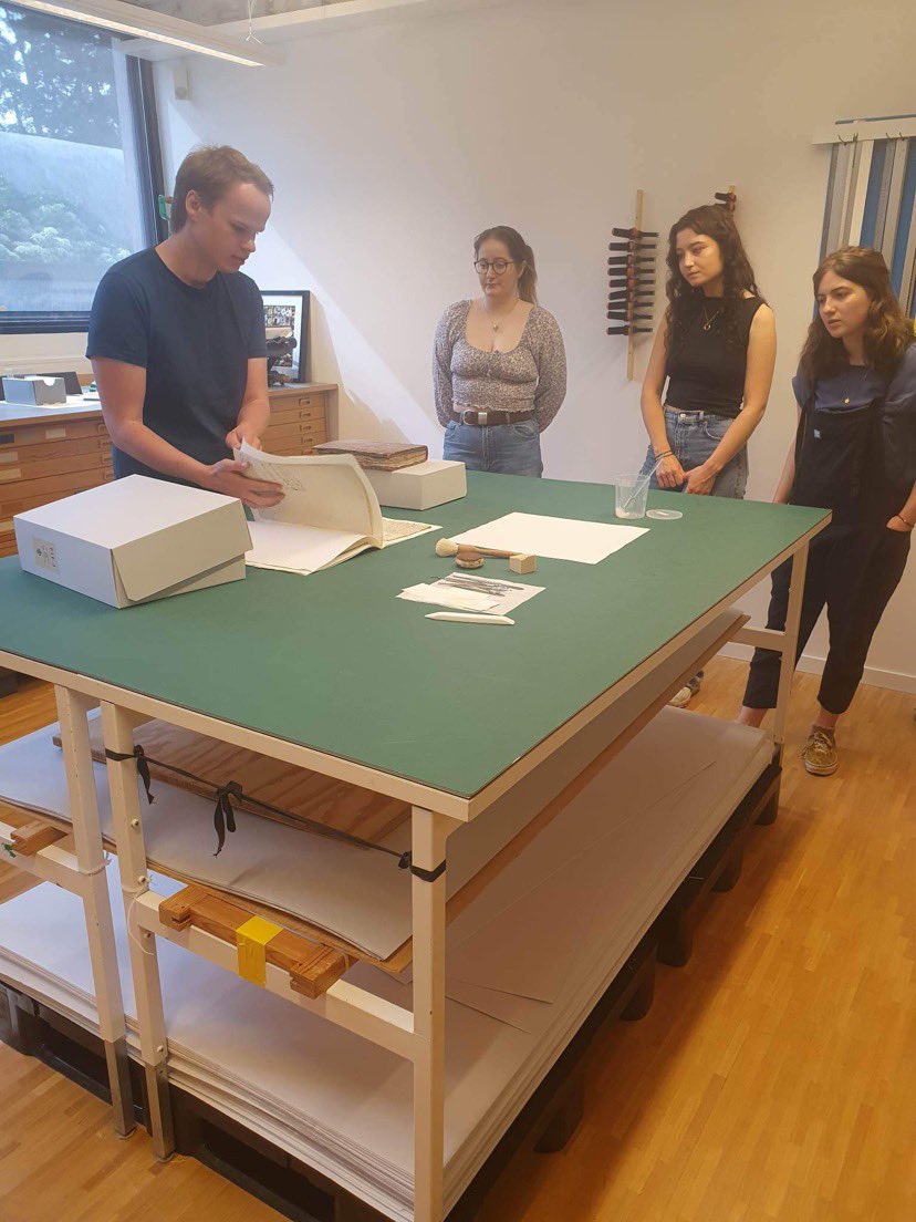 OliveHigham's tweet photo. The actual course was filled with archive visits learning about the @Gustavs_Hand project, understanding augmented reality in historical spaces &amp; giving presentations on our final day; it was such a wonderful, insightful week. I will miss you, Sweden 🇸🇪 https://t.co/qPbtlwDNxg