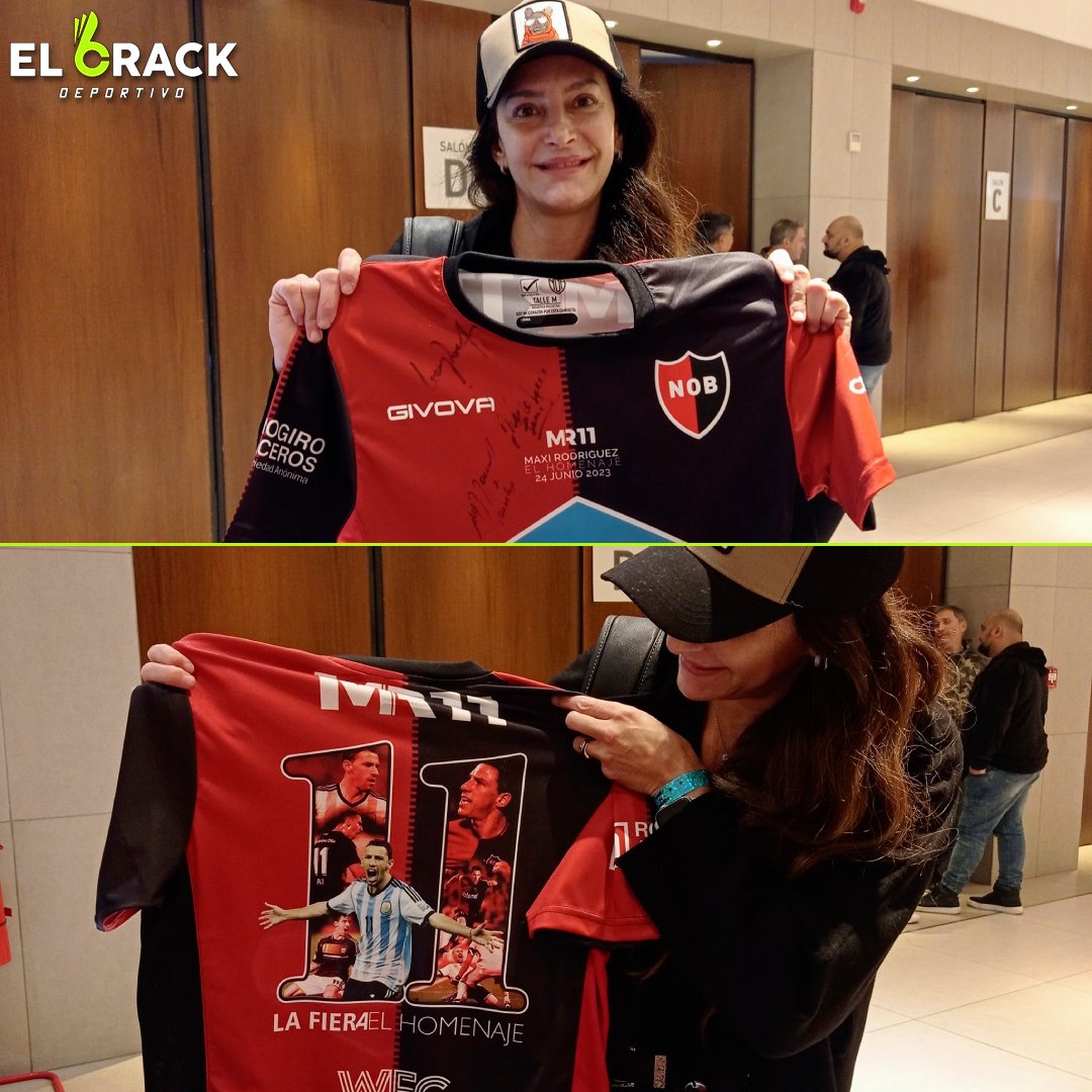 CrackDeportivo_'s tweet photo. Luciana #Aymar está presente con la camiseta de #Newells para la despedida de Maxi Rodríguez 🏑⚽️ https://t.co/vo2f50S5fM