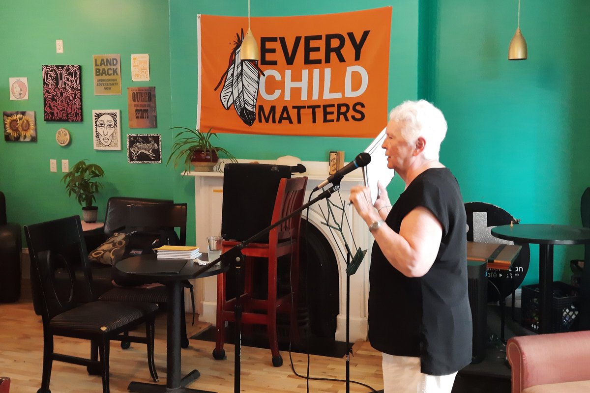 Another great poetry reading at <a href="/glitterbeancafe/">Glitter Bean Café</a>. Thanks to Janet for being our MC. About a dozen folks read their poems today, including 3 people reading for the first time. Thanks to all who came out! #poetry