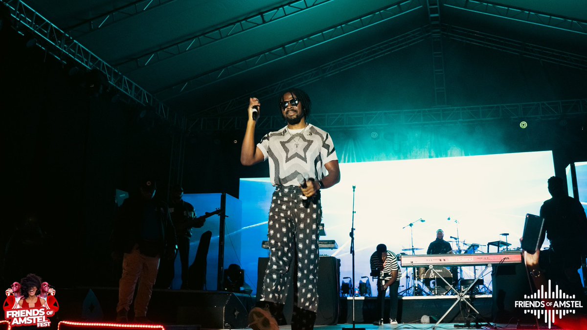 Finally, the moment we've all been eagerly waiting for: <a href="/Johnnydrille/">Johnny Drille</a> took the stage! This was an experience we can never forget!  🎶✨ #JohnnyDrille #FriendsofAmstelFest