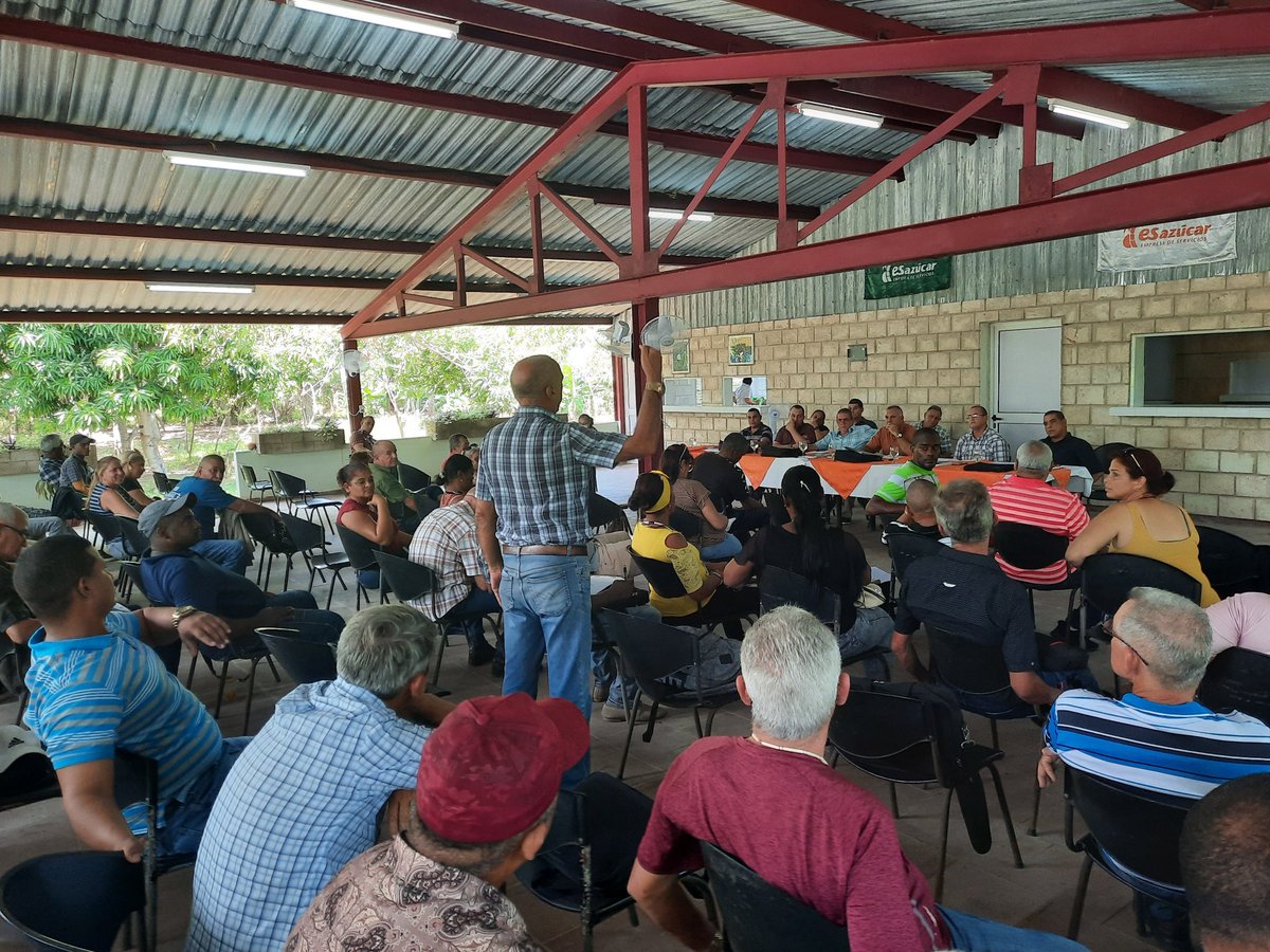 eaa_30Noviembre's tweet photo. Balance de la Zafra 2022-2023 en la @eaa_30Noviembre. Participan @RicardoArtemisa, @jose740902, @GAzcuba, @WilianLicourt 
#Cuba #Azucareros #AtacArtemisa https://t.co/wMhrNFuJHc