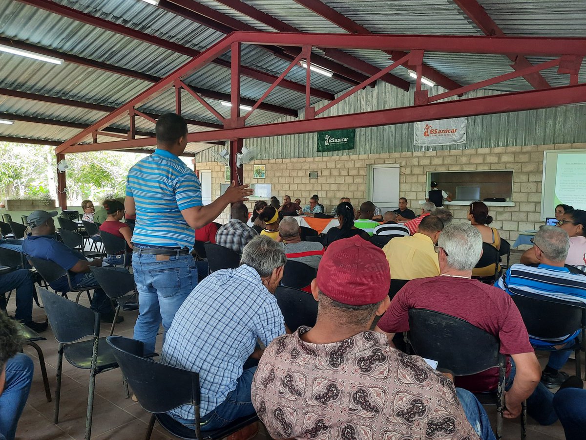 eaa_30Noviembre's tweet photo. Balance de la Zafra 2022-2023 en la @eaa_30Noviembre. Participan @RicardoArtemisa, @jose740902, @GAzcuba, @WilianLicourt 
#Cuba #Azucareros #AtacArtemisa https://t.co/wMhrNFuJHc