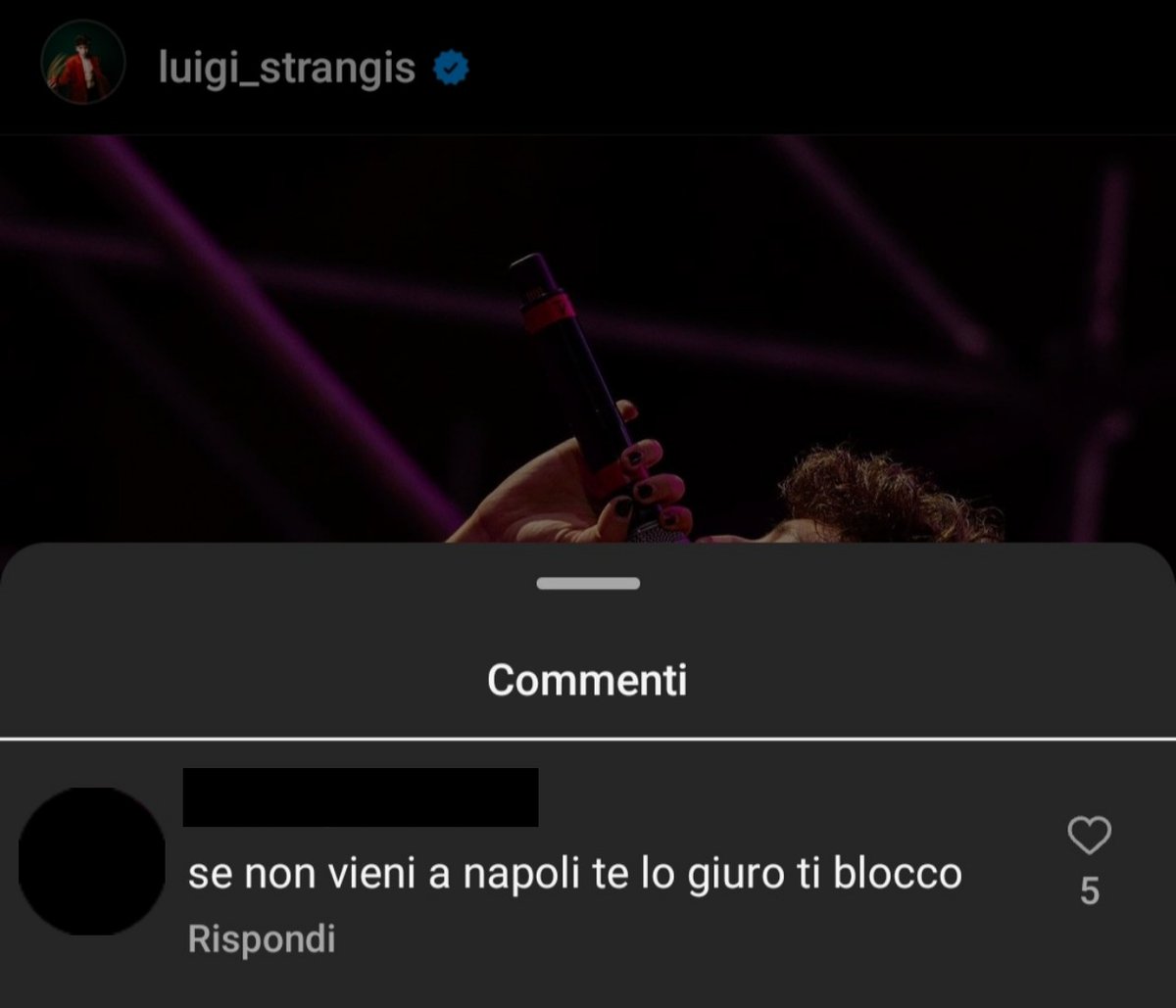 Questo commento sotto al post del ragazzino rappresentandomi molto