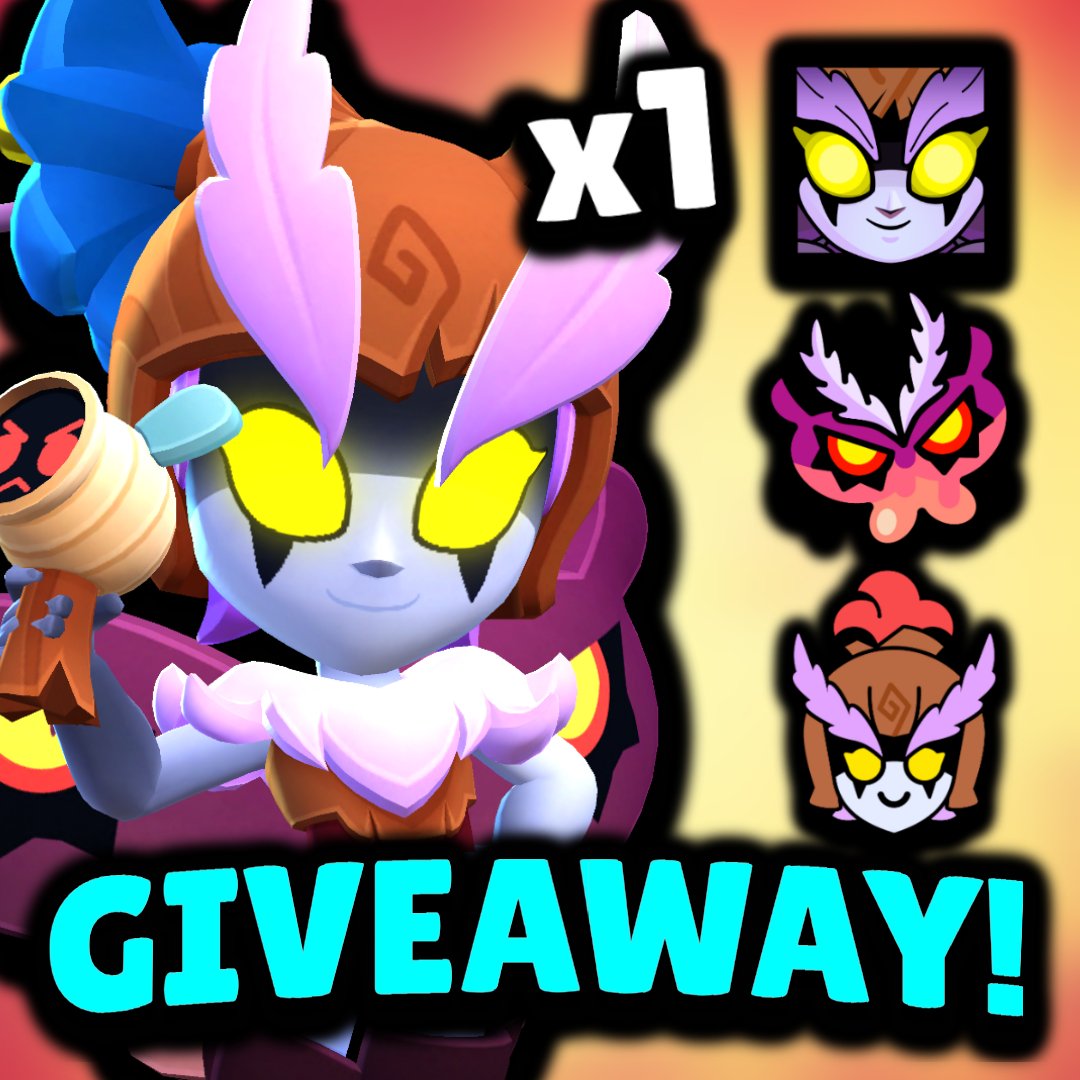 🥳 1x DARK FAIRY JANET GIVEAWAY! 🥳

📢 TO PARTICIPATE:
- Follow @CanalBrawl & @ee6589
- Like & Retweet
- Tag someone
- Bonus Entry in comments (👀)

You win 1 link which gives these rewards in the inbox: her spray, profile icon and pin!

#BrawlStars #DarkFairyJanetGiveaway