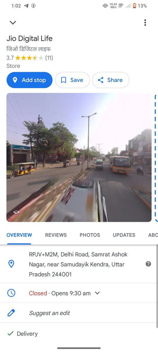 pulkitja982's tweet photo. I went to Moradabad's Jio store and said that for buying my old physical sim, then they told that you will have to charges 650rs, but I know that only 50rs is necessary for sim. please check this and take some action regarding this
 address-
https://t.co/SlKgj4iPWJ
@reliancejio https://t.co/owwNj0Gwpx