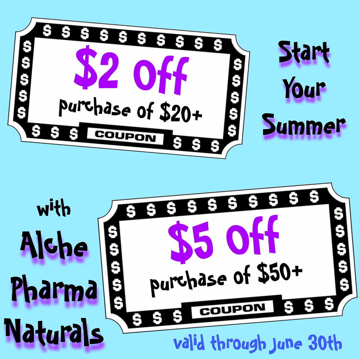 Show this picture in any of our 3 #CentralCoast stores from now through the end of June to get $2 or $5 off your total purchase!

We have #supplements #sportsnutrition #snacks #drinks #bodycare #gifts and so so much more!

 #vitaminstore #healthfoodstore #Community #CentralCoast