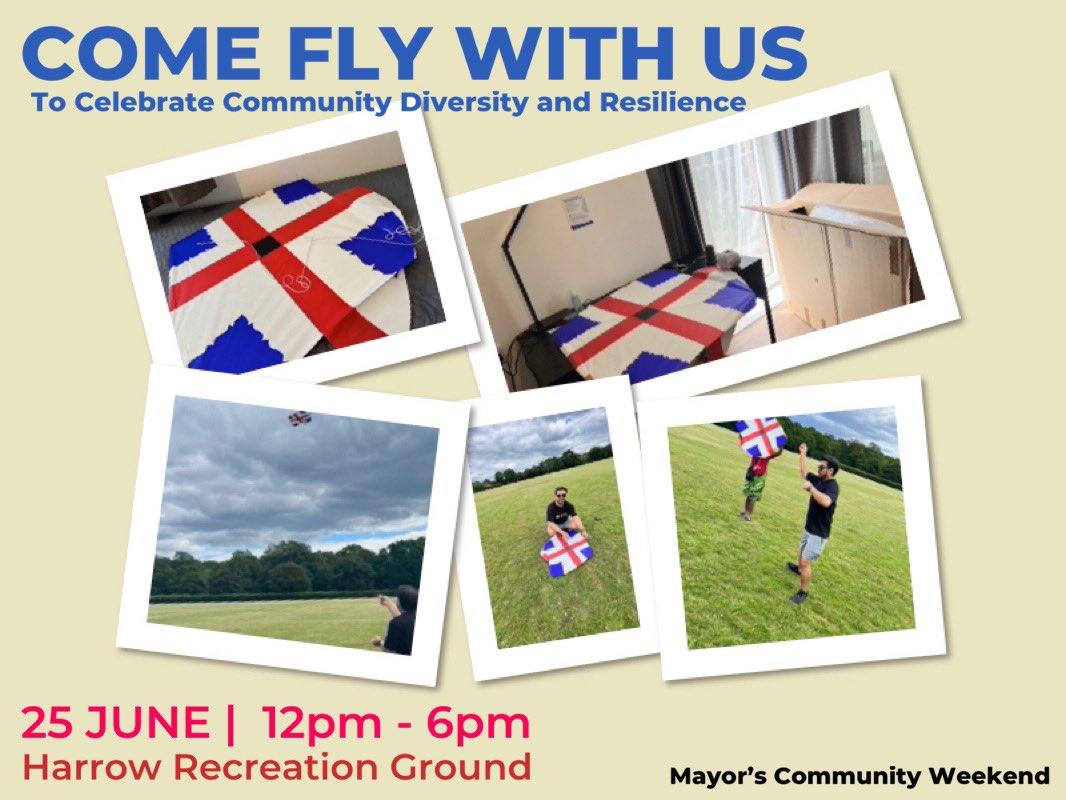 It was fun today…. Not easy to fly kites !!!

Join us tomorrow for more … we will be at Harrow Recreation Ground. 

#MayorsCommunityWeekend #LondonStrongerTogether 

@MayorofLondon @TNLComFund