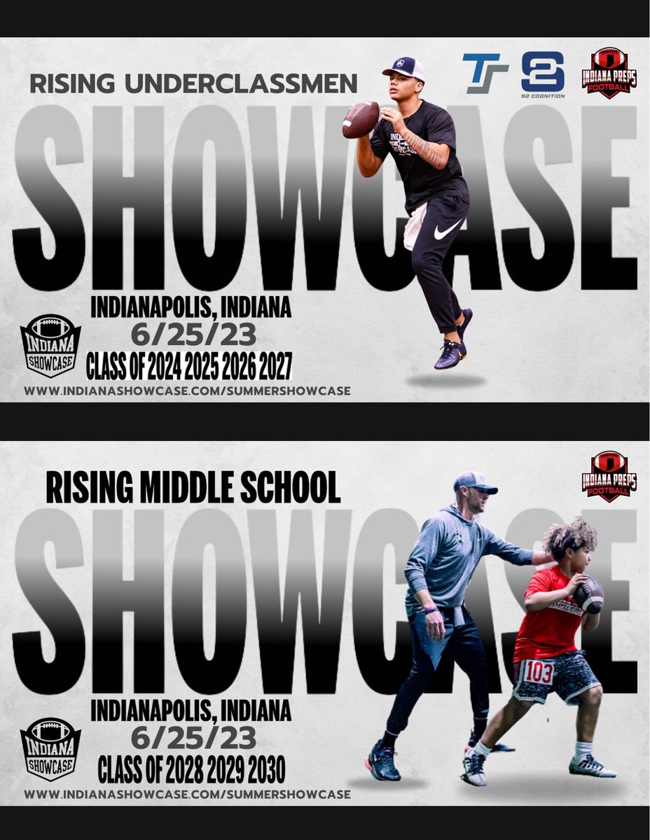 Final camp opportunity of the year! Indiana Summer Showcase Sunday, June 25 Noblesville High School •Middle School 10am-12pm •High School 12:30pm-2:30pm Accepting Walkups!