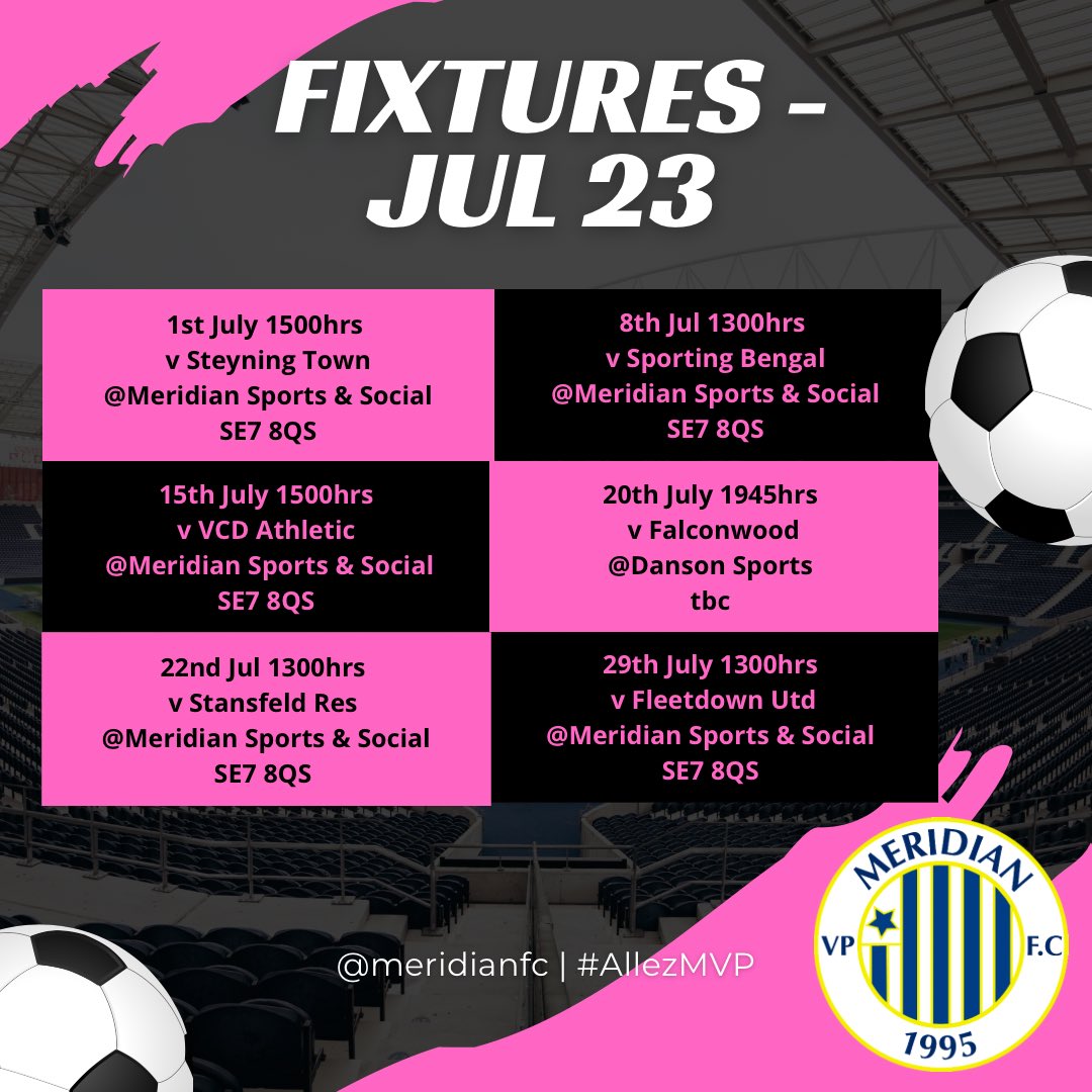 Meridian VP FC on Twitter: "It’s nearly time… @SteyningTown ...