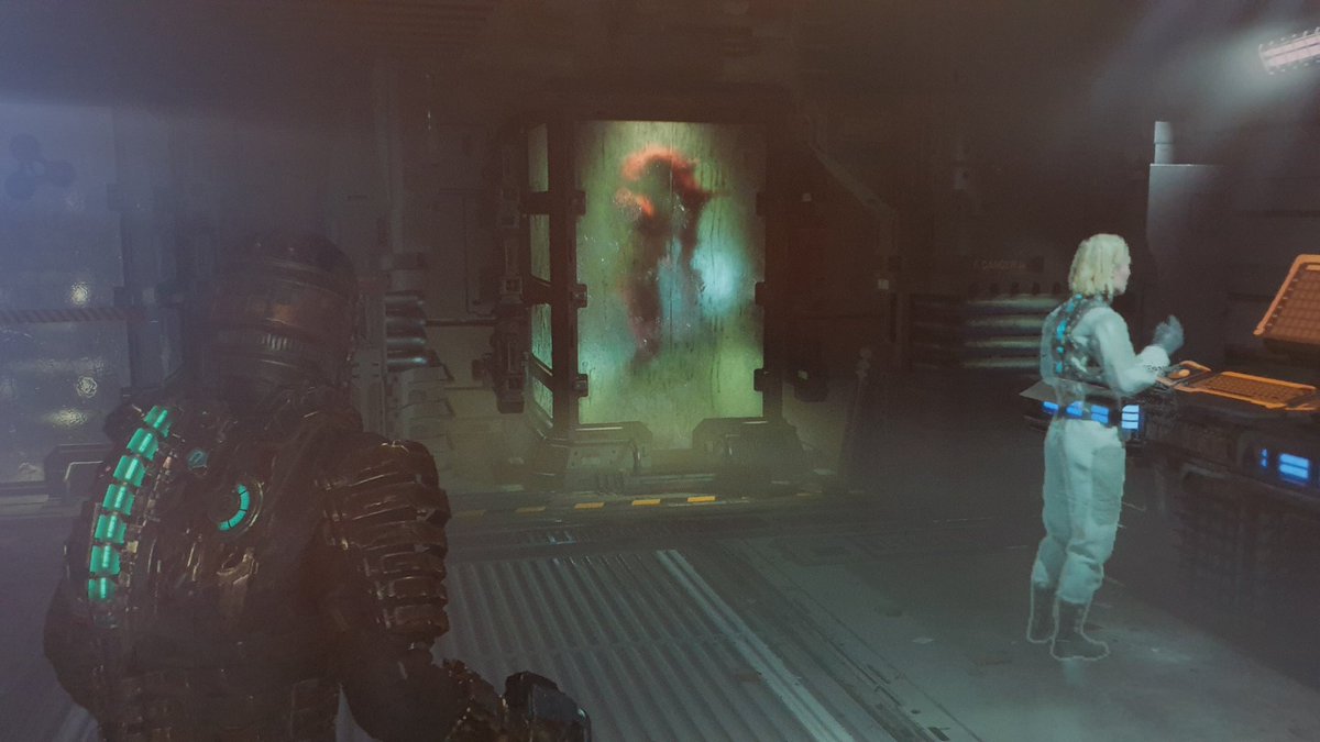 bbmg2012's tweet photo. Hello darkness my old friend..  i have to come to talk to you again...
#deadspace remake the #hunter first encounter chapter 5. #ps5 https://t.co/doCv29OxyJ