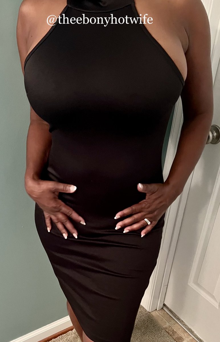 Ebony Hotwife on Twitter: "Date night. MFM 3-some set up. No bra. No panties. Damn. Nothing to