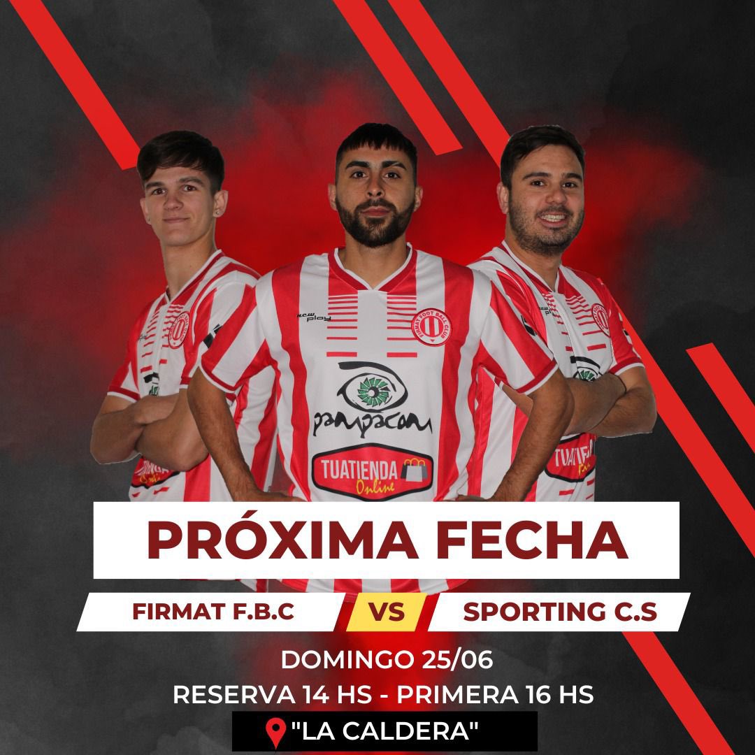 FirmatFBC_'s tweet photo. #Fútbol
Mañana el Rojo recibe en La Caldera a Sporting C.S por la última fecha de la fase regular.

¡Acompaña al Rojo! https://t.co/mWg6wxnP0y