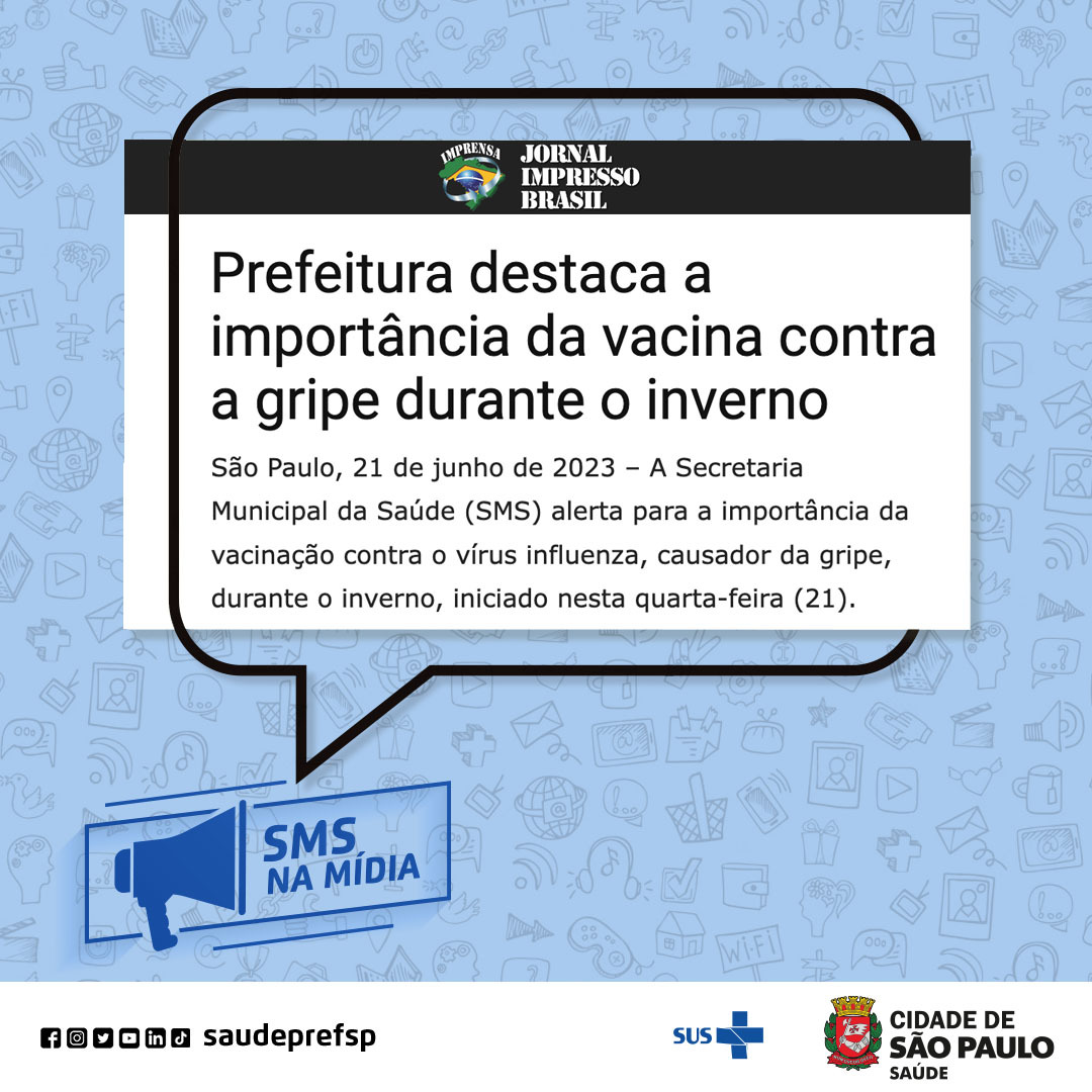 saudeprefsp's tweet image. ⏰ Vamos conferir o que saiu na imprensa, sobre a @SaudePrefSP, nesta semana? Veja nas imagens do post!

Saiba mais também no nosso site: rb.gy/f43pw

#SaudePrefSP #NaMidia #Imprensa #SUS