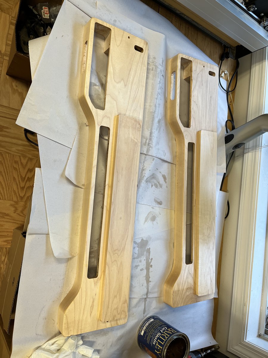 Snyderphonics's tweet photo. Getting close to finishing a run of 8 more Electrosteel prototypes to add to the 2 I've already built. In a couple of weeks, I should be ready to send them out to some players to get feedback. Can't wait to hear what people think of them! https://t.co/BfUFDtbHRq