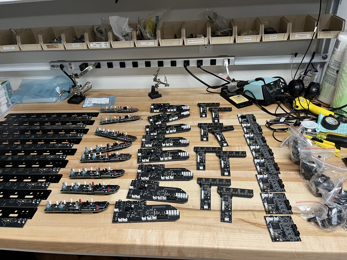 Getting close to finishing a run of 8 more Electrosteel prototypes to add to the 2 I've already built. In a couple of weeks, I should be ready to send them out to some players to get feedback. Can't wait to hear what people think of them!