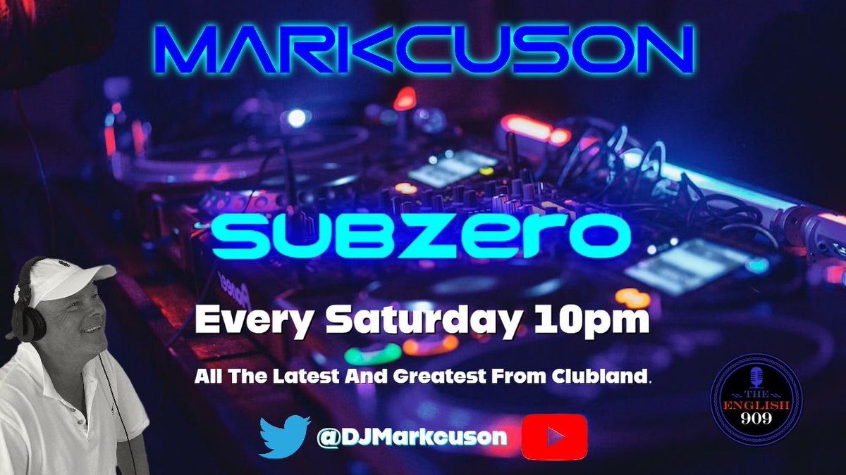 djmarkcuson's tweet photo. Tune In At 10.00pm Tonight on @909isLive For The Biggest And Best From Clubland On My Show #SubZero #Markcuson https://t.co/jXuNRVMaU8 #freedom #FreedomRadio #TheEnglish909 https://t.co/wH4W9CwIib
