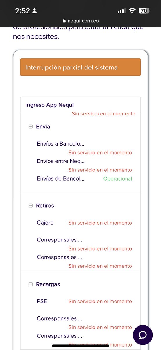 javierlldev's tweet image. Super parcial @Nequi 👎🏻