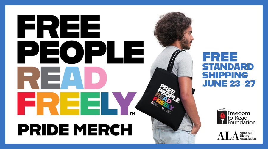 Looking for that awesome #FreePeopleReadFreely tote bag that <a href="/TracieDHall1/">Tracie D. Hall</a> showed off at the Opening Session? It's not available at the onsite ALA Store, but you can get it online with free standard shipping through June 27. #ALAAC23
bit.ly/FreePeopleRead…