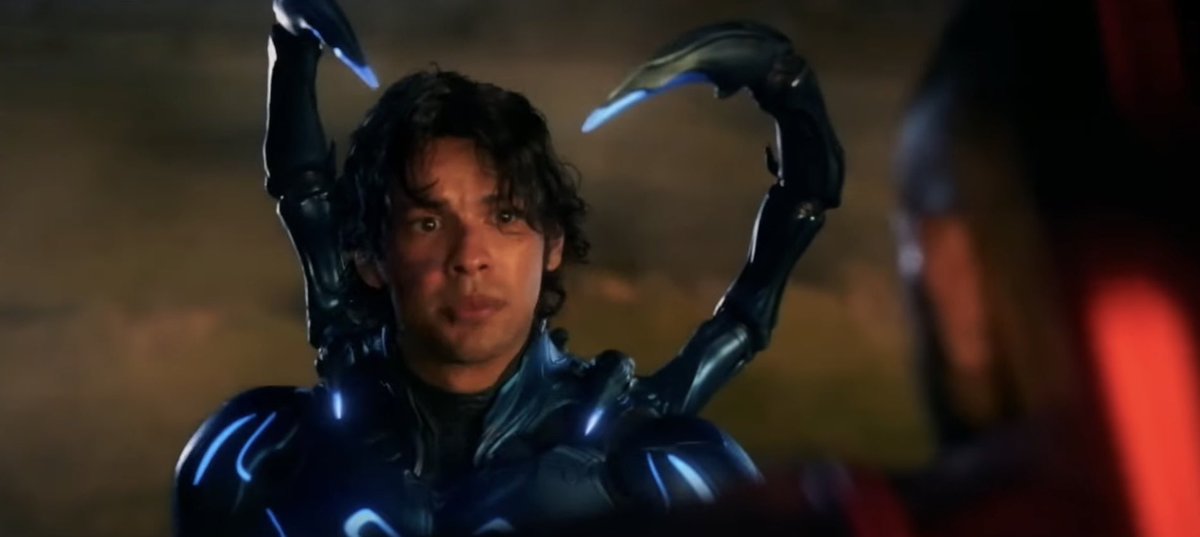 New look at Xolo Maridueña in ‘BLUE BEETLE’.