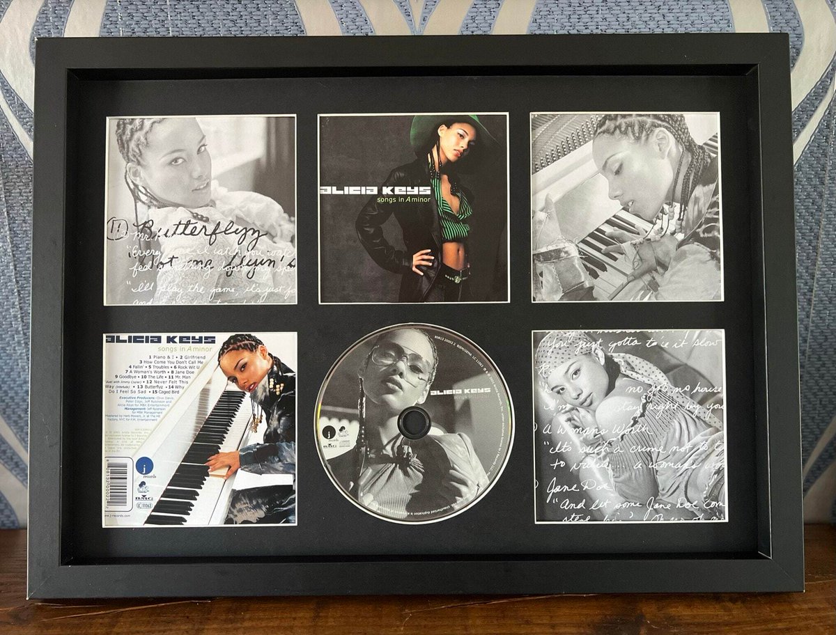 Alicia Keys - Songs In A Minor  CD Album Wall Display 

Purchase at: 

Etsy false9printstudio.co.uk 
Etsy: f9ps.co.uk

#aliciakeys #beyonce #music #rihanna #chrisbrown #rnb #nickiminaj #ashanti #keyshiacole #kehlani #jayz #swizzbeatz #love #singer #snoopdogg #ciara #