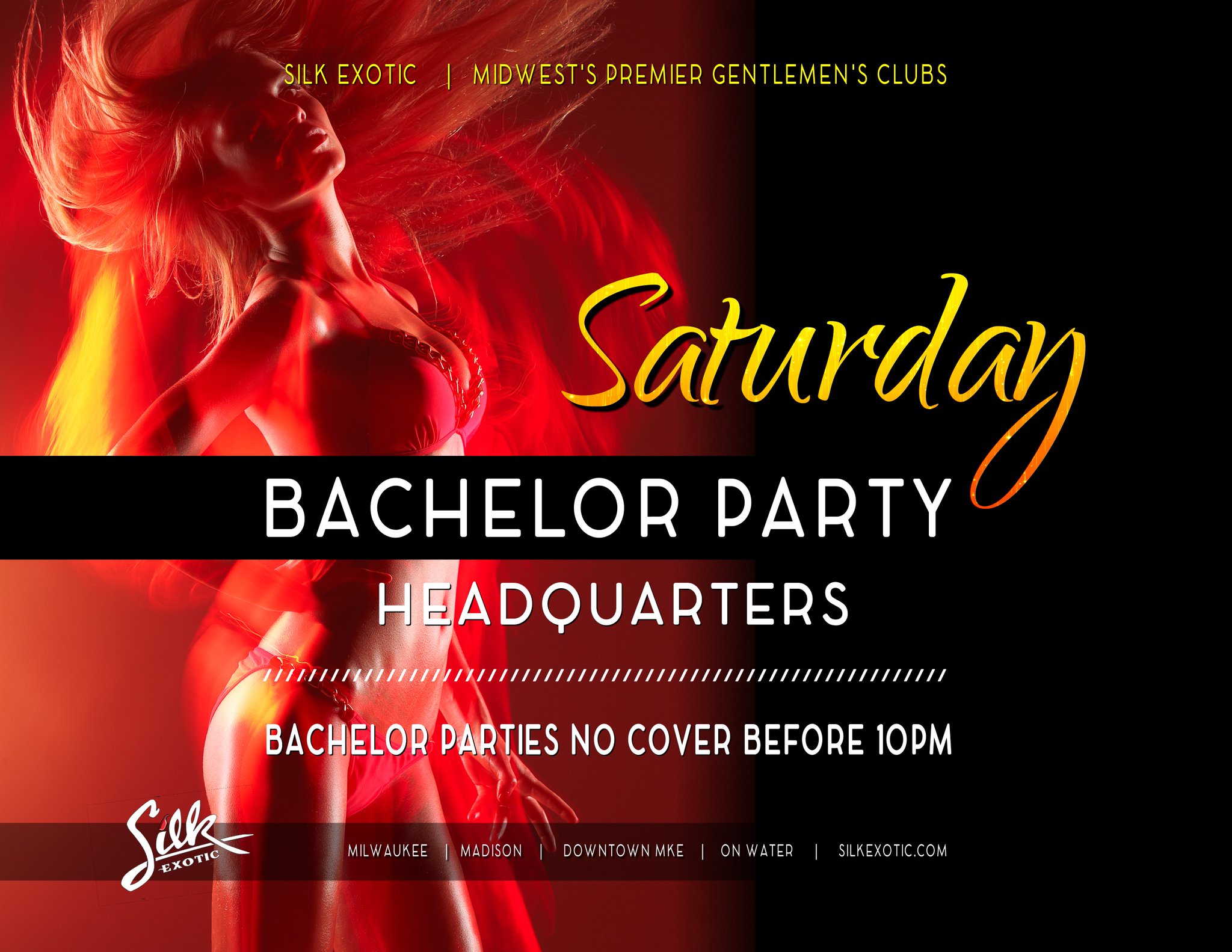 Silk Exotic Madison on Twitter "It's Saturday night! Bachelor parties